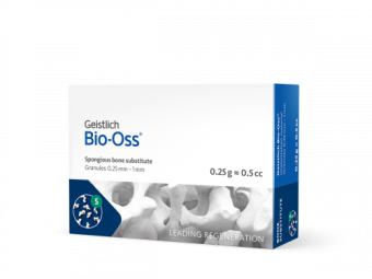Bio-Oss 0,25 г, гранулы 0,25-1 мм, размер S, натуральный костнозамещающий материал арт: 30641.2