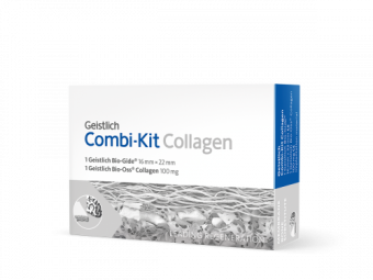 Combi-Kit Collagen набор для направленной костной регенерации: Bio-Oss Collagen 100 мг и Bio-Gide 16х22 мм арт: 30591.1